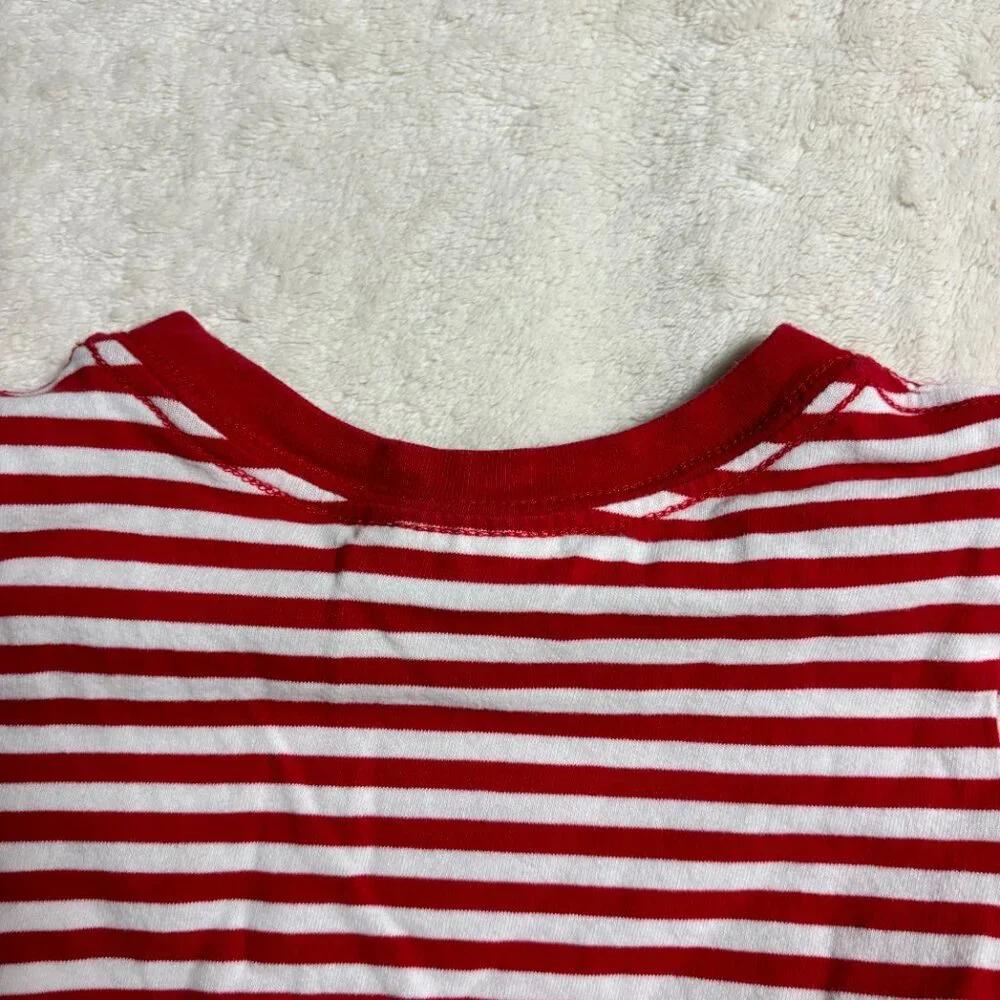 Hanna Andersson Toddler Shirt Size 2 Red Striped Wonder Women Marvel‎ Cotton